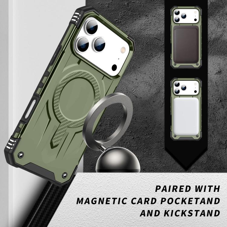 For iPhone 17 Pro Straship MagSafe TPU Hybrid PC Phone Case