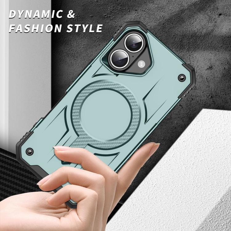 For iPhone 17 Straship MagSafe TPU Hybrid PC Phone Case
