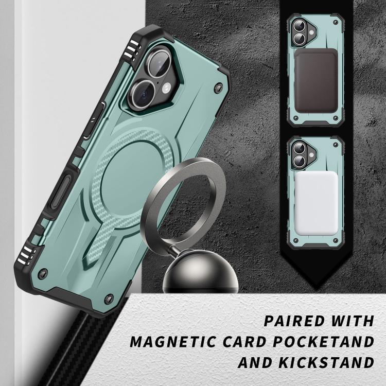 For iPhone 17 Straship MagSafe TPU Hybrid PC Phone Case
