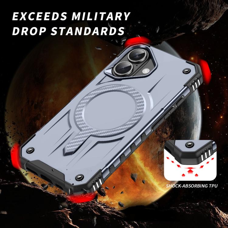 For iPhone 17 Straship MagSafe TPU Hybrid PC Phone Case