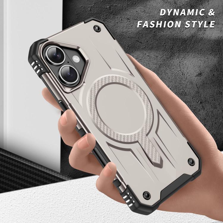 For iPhone 17 Straship MagSafe TPU Hybrid PC Phone Case