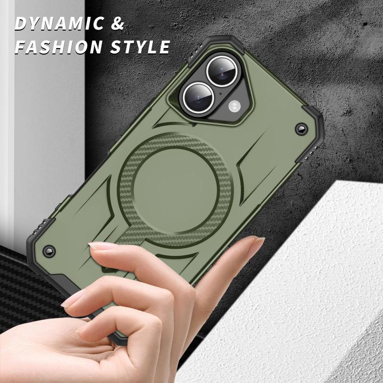 For iPhone 17 Straship MagSafe TPU Hybrid PC Phone Case