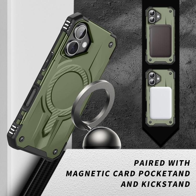 For iPhone 17 Straship MagSafe TPU Hybrid PC Phone Case