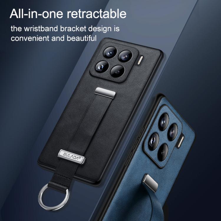 For Xiaomi 15 SULADA PC Hybrid Leather Texture Skin Feel Shockproof Phone Case