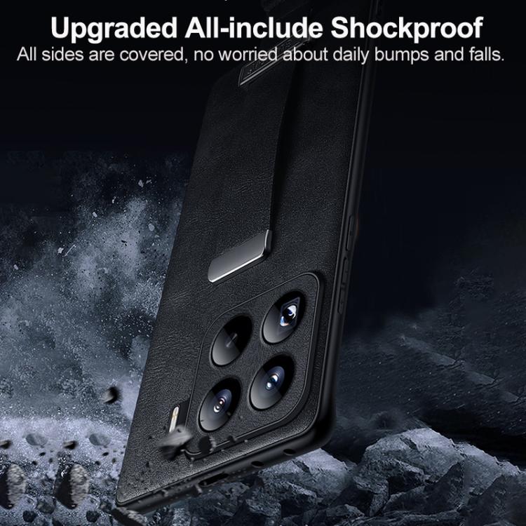 For Xiaomi 15 SULADA PC Hybrid Leather Texture Skin Feel Shockproof Phone Case
