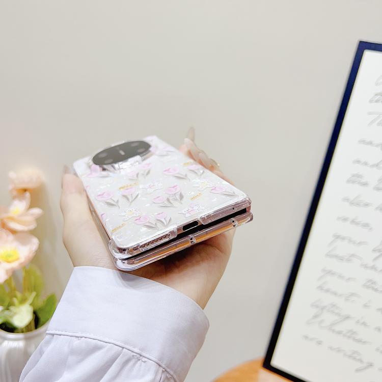 For Huawei Mate X5 Shell Texture Flower Pattern Protective Phone Case