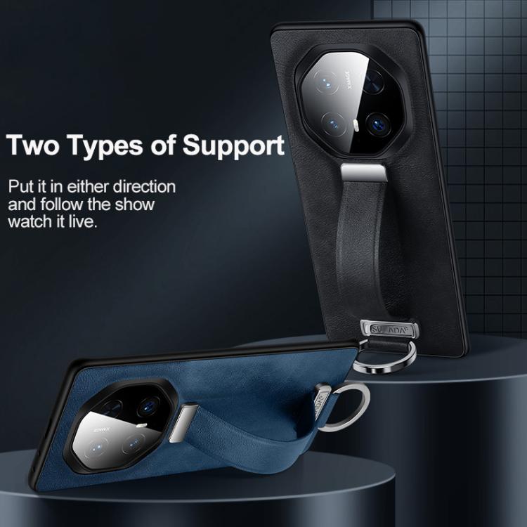 For Huawei Mate 70 RS Ultimate SULADA PC Hybrid Leather Texture Skin Feel Shockproof Phone Case