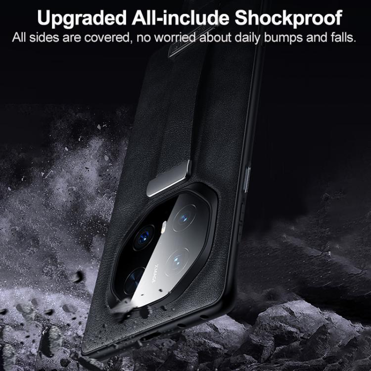 For Huawei Mate 70 RS Ultimate SULADA PC Hybrid Leather Texture Skin Feel Shockproof Phone Case