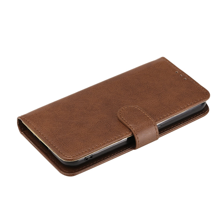 For Samsung Galaxy A01(EU Version) 2 in 1 Solid Color Detachable PU Leather Case with Card Slots & Magnetic Holder & Photo Frame & Wallet & Strap