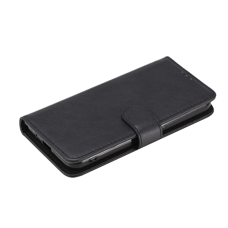 For Samsung Galaxy A01(EU Version) 2 in 1 Solid Color Detachable PU Leather Case with Card Slots & Magnetic Holder & Photo Frame & Wallet & Strap