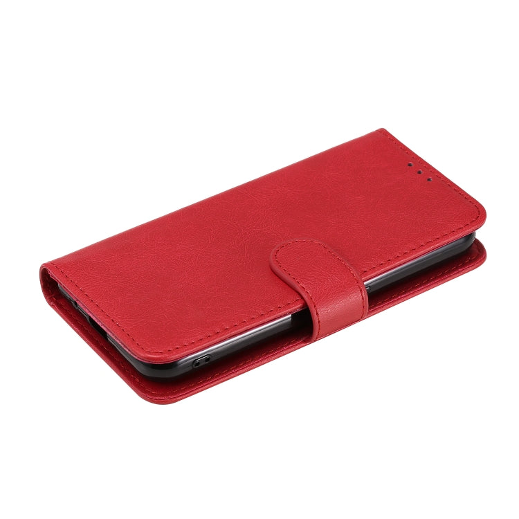 For Samsung Galaxy A01(EU Version) 2 in 1 Solid Color Detachable PU Leather Case with Card Slots & Magnetic Holder & Photo Frame & Wallet & Strap