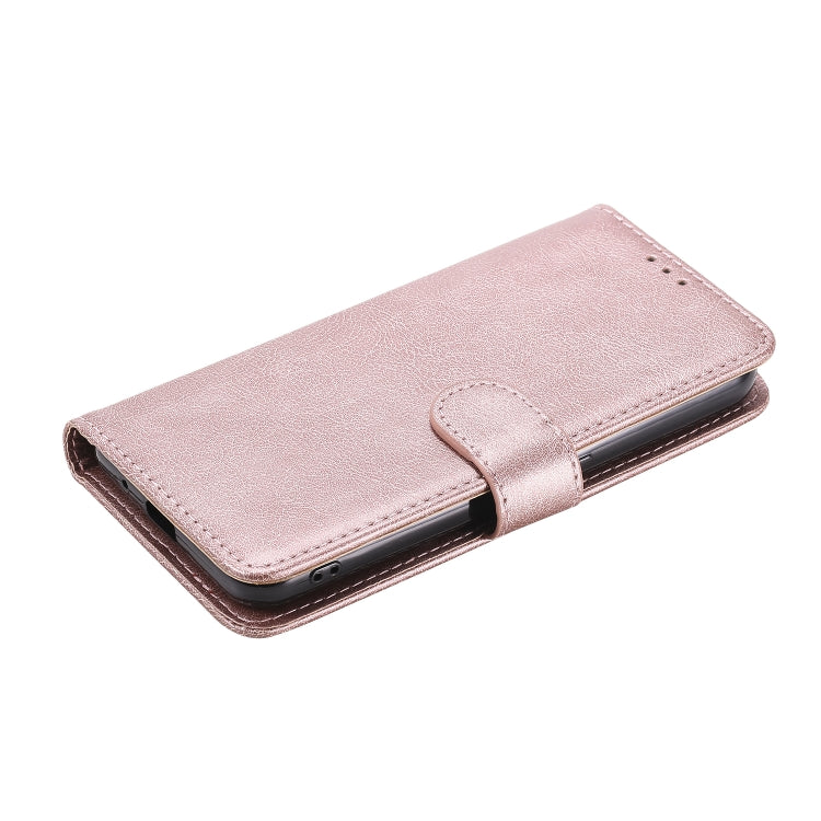 For Samsung Galaxy A01(EU Version) 2 in 1 Solid Color Detachable PU Leather Case with Card Slots & Magnetic Holder & Photo Frame & Wallet & Strap