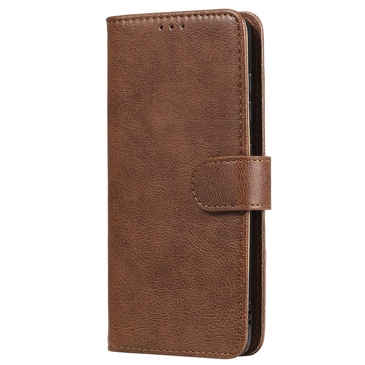 For Samsung Galaxy A41(EU Version) 2 in 1 Solid Color Detachable PU Leather Case with Card Slots & Magnetic Holder & Photo Frame & Wallet & Strap