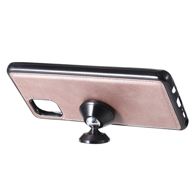 For Samsung Galaxy A81 / Note 10 Lite 2 in 1 Solid Color Detachable PU Leather Case with Card Slots & Magnetic Holder & Photo Frame & Wallet & Strap