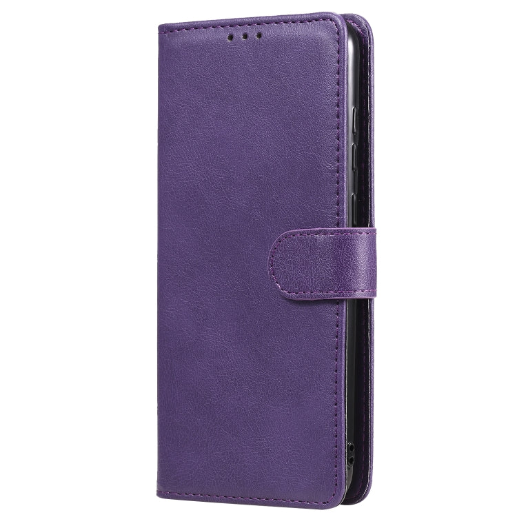 For Samsung Galaxy M11 / A11 2 in 1 Solid Color Detachable PU Leather Case with Card Slots & Magnetic Holder & Photo Frame & Wallet & Strap