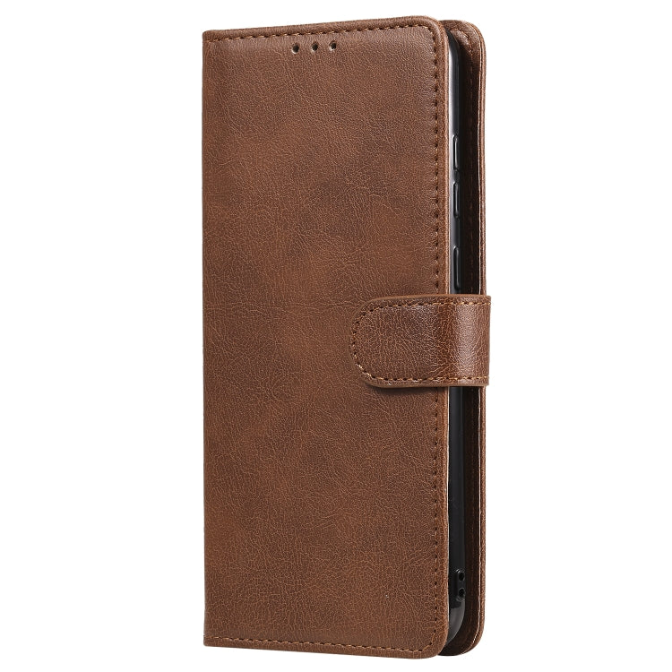 For Samsung Galaxy M11 / A11 2 in 1 Solid Color Detachable PU Leather Case with Card Slots & Magnetic Holder & Photo Frame & Wallet & Strap