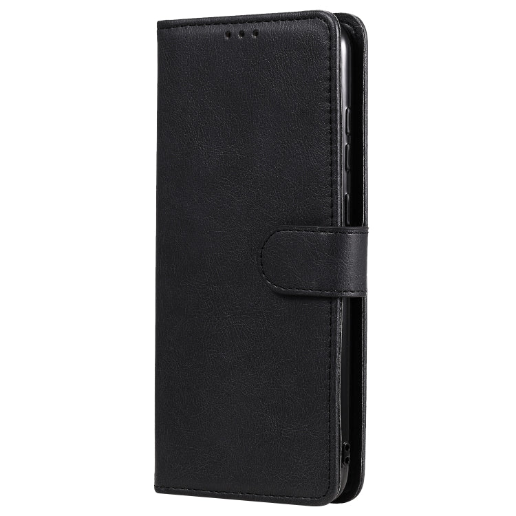 For Samsung Galaxy M11 / A11 2 in 1 Solid Color Detachable PU Leather Case with Card Slots & Magnetic Holder & Photo Frame & Wallet & Strap