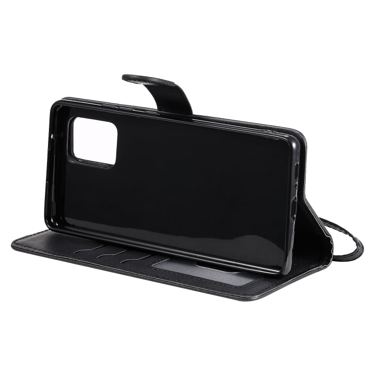 For Samsung Galaxy M11 / A11 2 in 1 Solid Color Detachable PU Leather Case with Card Slots & Magnetic Holder & Photo Frame & Wallet & Strap