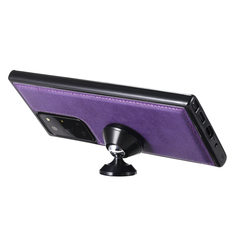 For Samsung Galaxy Note 20 2 in 1 Solid Color Detachable PU Leather Case with Card Slots & Magnetic Holder & Photo Frame & Wallet & Strap