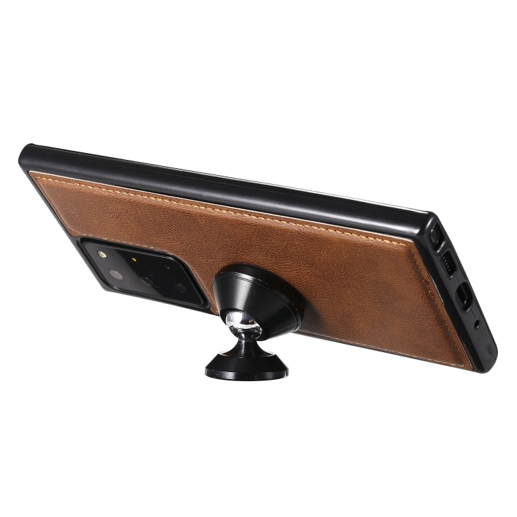 For Samsung Galaxy Note 20 2 in 1 Solid Color Detachable PU Leather Case with Card Slots & Magnetic Holder & Photo Frame & Wallet & Strap