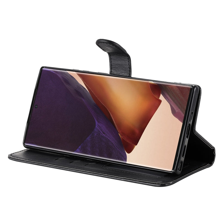 For Samsung Galaxy Note 20 2 in 1 Solid Color Detachable PU Leather Case with Card Slots & Magnetic Holder & Photo Frame & Wallet & Strap