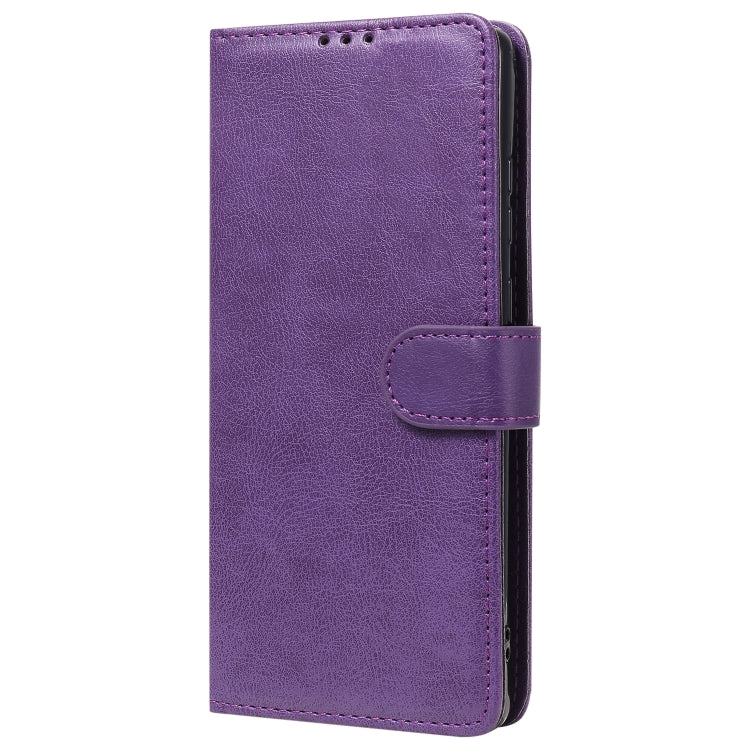 For Samsung Galaxy Note 20 Ultra 2 in 1 Solid Color Detachable PU Leather Case with Card Slots & Magnetic Holder & Photo Frame & Wallet & Strap