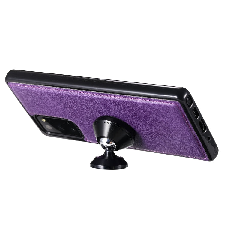 For Samsung Galaxy Note 20 Ultra 2 in 1 Solid Color Detachable PU Leather Case with Card Slots & Magnetic Holder & Photo Frame & Wallet & Strap