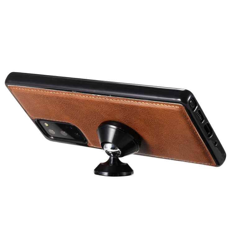 For Samsung Galaxy Note 20 Ultra 2 in 1 Solid Color Detachable PU Leather Case with Card Slots & Magnetic Holder & Photo Frame & Wallet & Strap