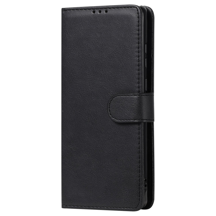 For Samsung Galaxy Note 20 Ultra 2 in 1 Solid Color Detachable PU Leather Case with Card Slots & Magnetic Holder & Photo Frame & Wallet & Strap