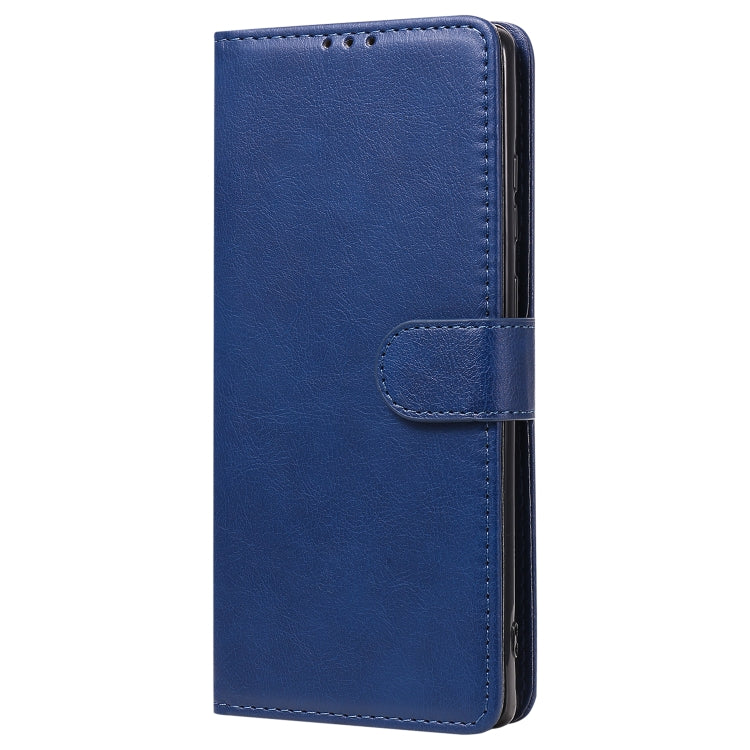 For Samsung Galaxy Note 20 Ultra 2 in 1 Solid Color Detachable PU Leather Case with Card Slots & Magnetic Holder & Photo Frame & Wallet & Strap