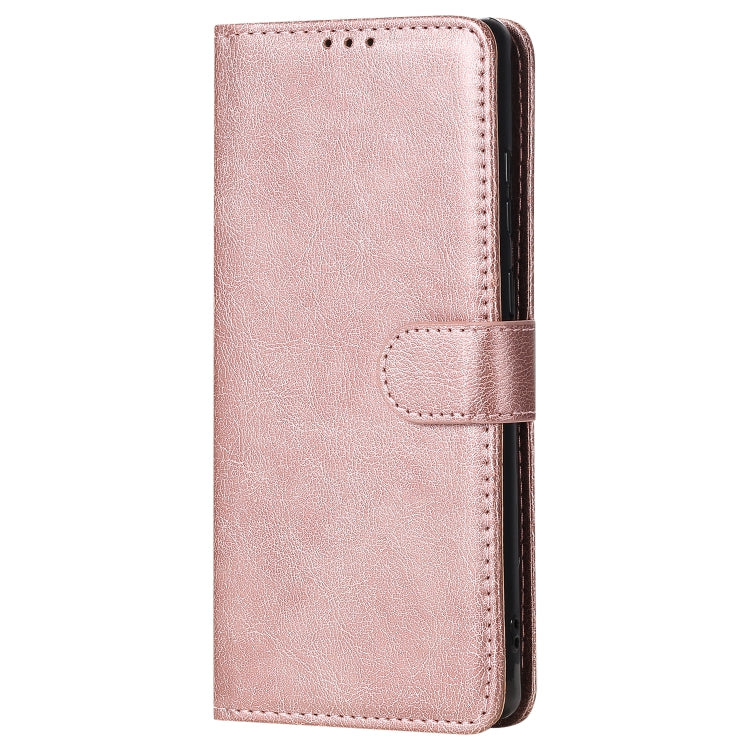 For Samsung Galaxy Note 20 Ultra 2 in 1 Solid Color Detachable PU Leather Case with Card Slots & Magnetic Holder & Photo Frame & Wallet & Strap