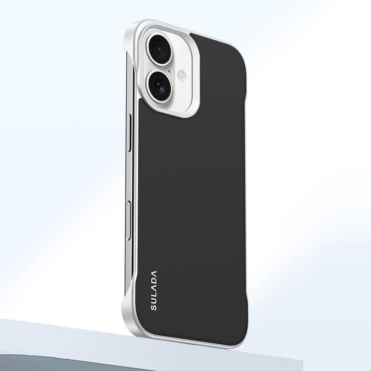 For iPhone 16 SULADA Skin Feel Liquid Leather Shockproof Phone Case