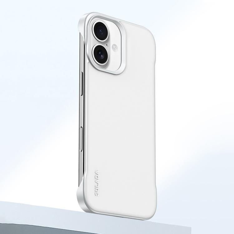 For iPhone 16 SULADA Skin Feel Liquid Leather Shockproof Phone Case