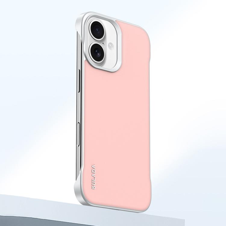 For iPhone 16 SULADA Skin Feel Liquid Leather Shockproof Phone Case