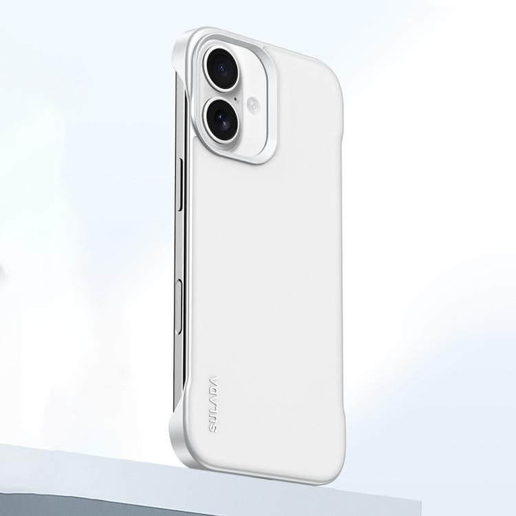 For iPhone 16 Plus SULADA Skin Feel Liquid Leather Shockproof Phone Case