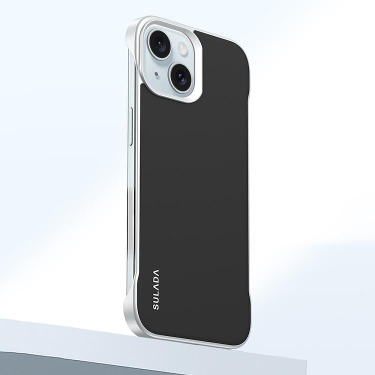 For iPhone 15 SULADA Skin Feel Liquid Leather Shockproof Phone Case