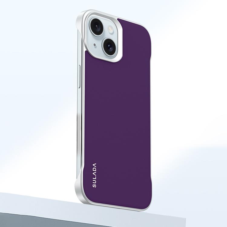 For iPhone 15 SULADA Skin Feel Liquid Leather Shockproof Phone Case