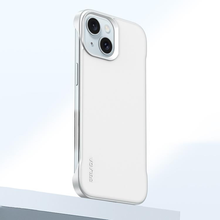 For iPhone 15 SULADA Skin Feel Liquid Leather Shockproof Phone Case