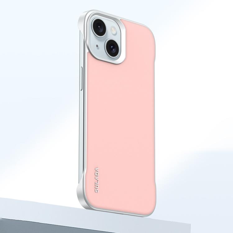 For iPhone 15 SULADA Skin Feel Liquid Leather Shockproof Phone Case
