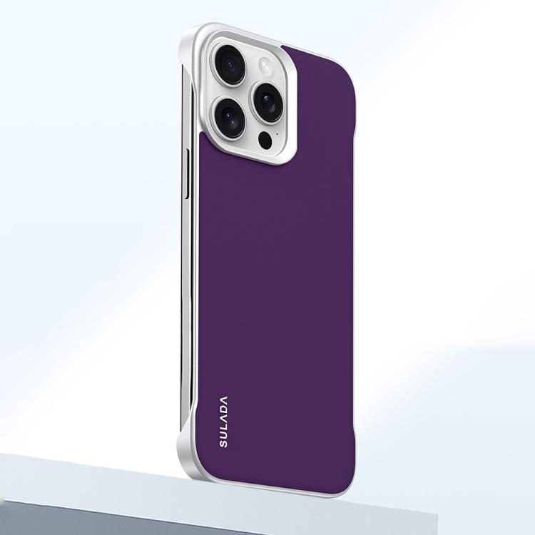 For iPhone 15 Pro Max SULADA Skin Feel Liquid Leather Shockproof Phone Case