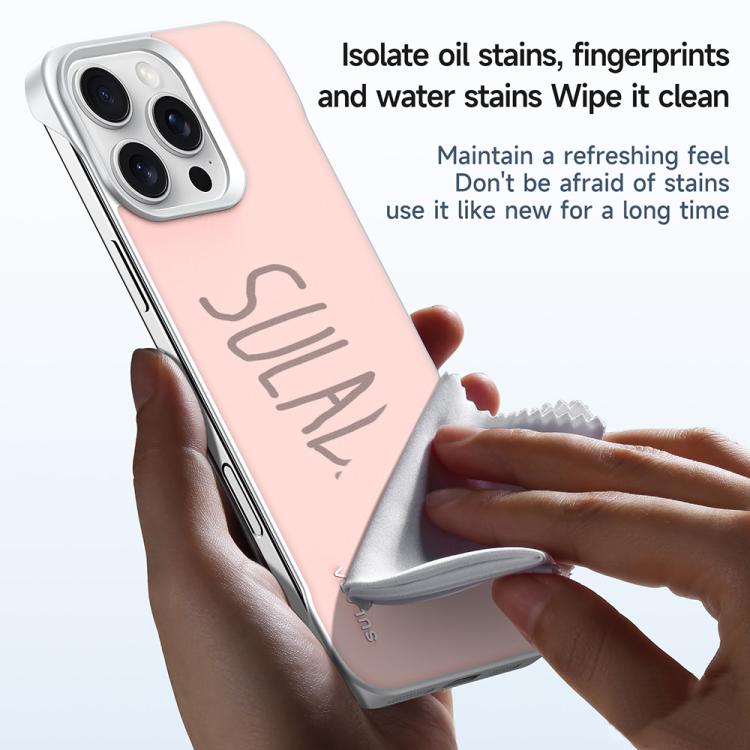 For iPhone 15 Pro SULADA Skin Feel Liquid Leather Shockproof Phone Case