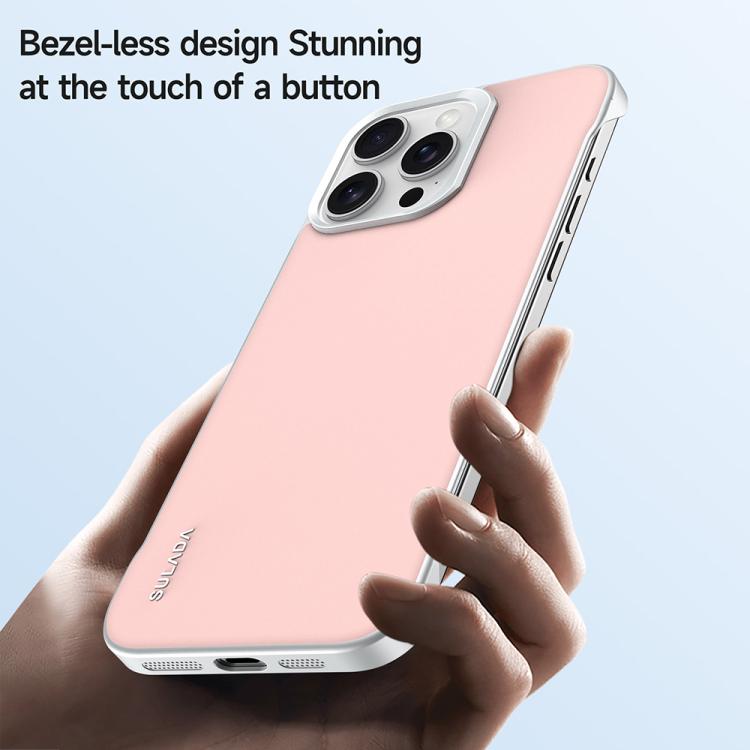 For iPhone 16 SULADA Skin Feel Liquid Leather Shockproof Phone Case