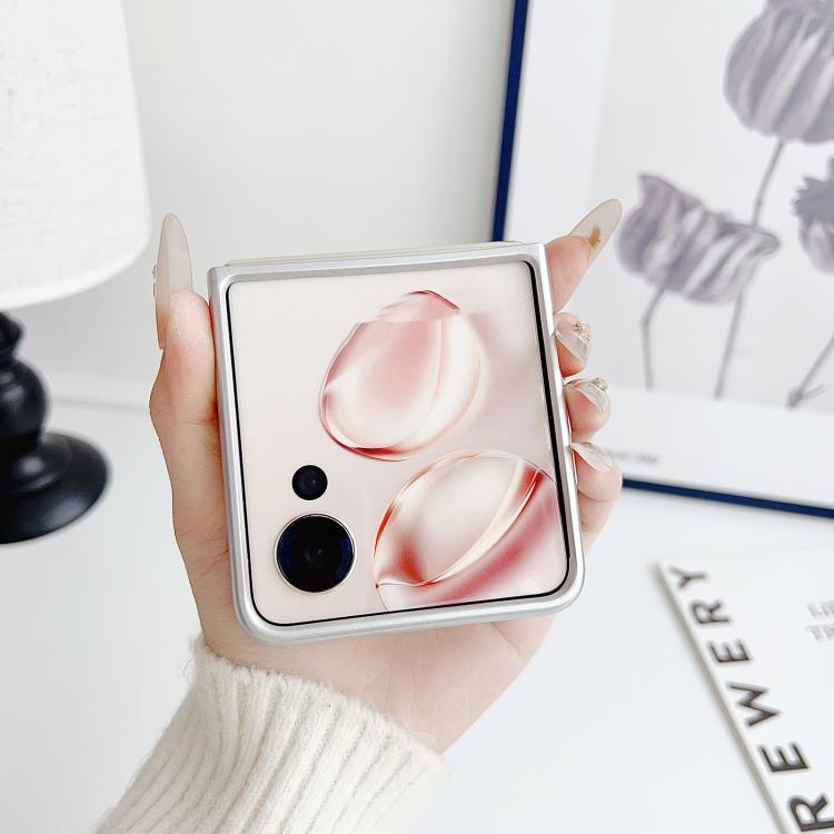 For Xiaomi Mix Flip Mirror Polka Dot PC Folding Phone Case