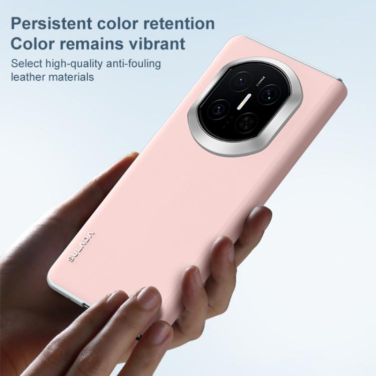 For Huawei Mate X7 SULADA Skin Feel Liquid Leather Shockproof Phone Case