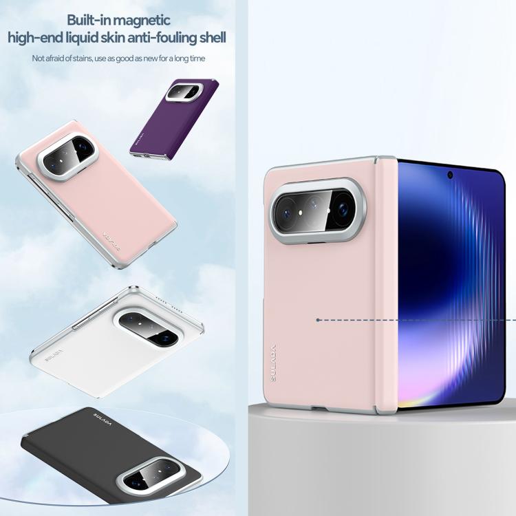 For Huawei Pura X Max SULADA Skin Feel Liquid Leather Shockproof Phone Case