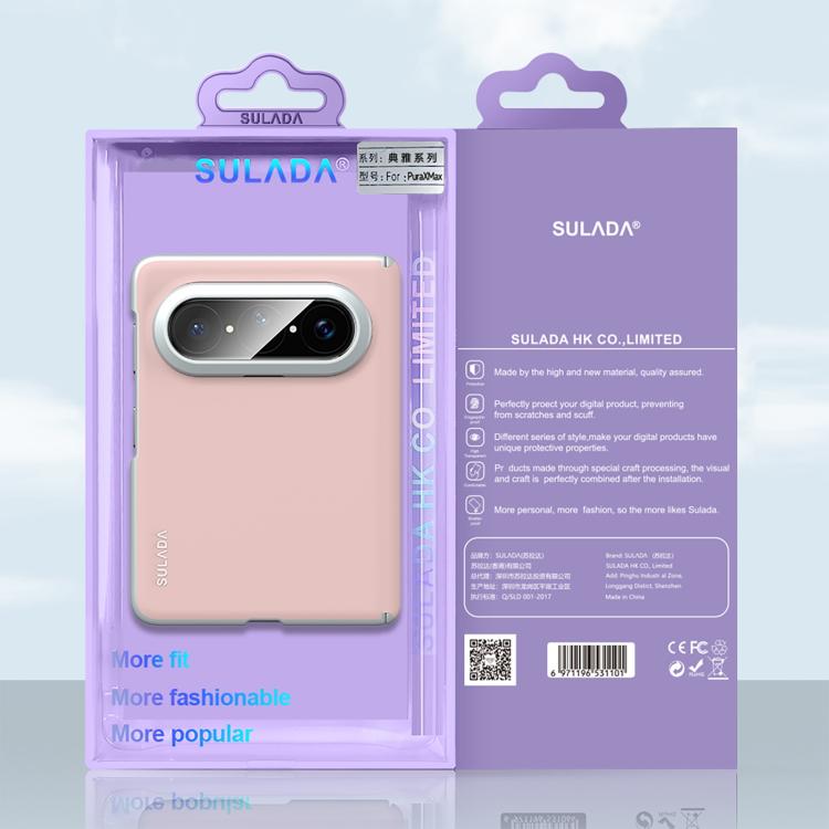 For Huawei Pura X Max SULADA Skin Feel Liquid Leather Shockproof Phone Case