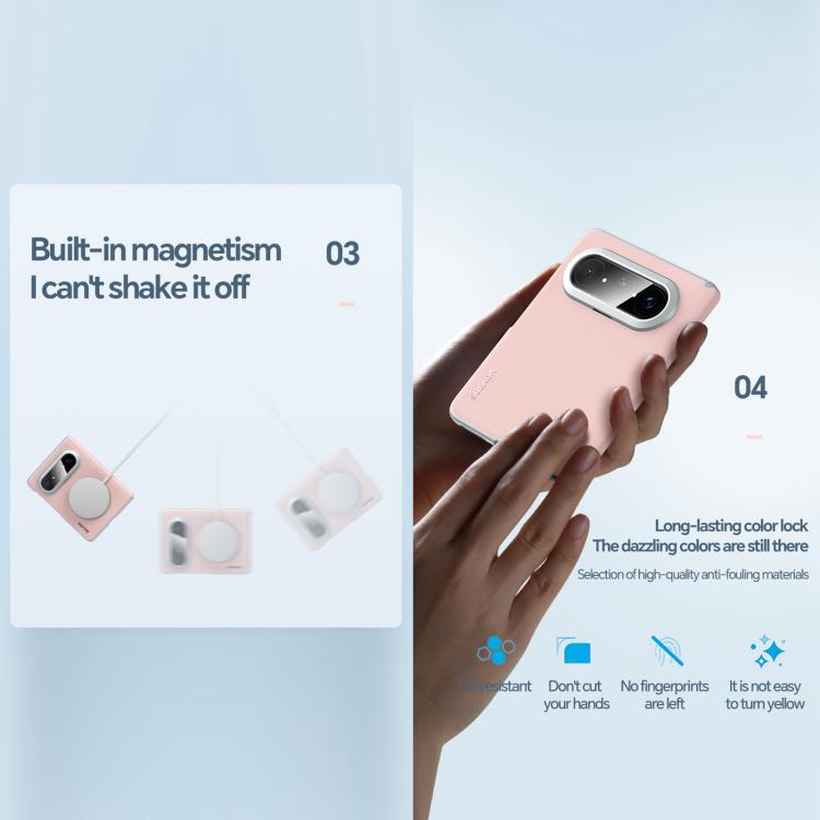 For Huawei Pura X Max SULADA Skin Feel Liquid Leather Shockproof Phone Case