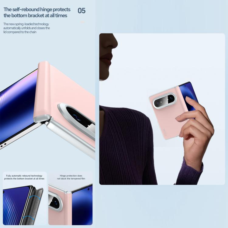 For Huawei Pura X Max SULADA Skin Feel Liquid Leather Shockproof Phone Case