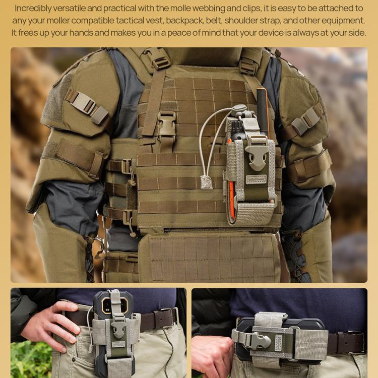 Ulefone Armor Holster Multi-Purpose Phone Pouch Waist Bag - Grey