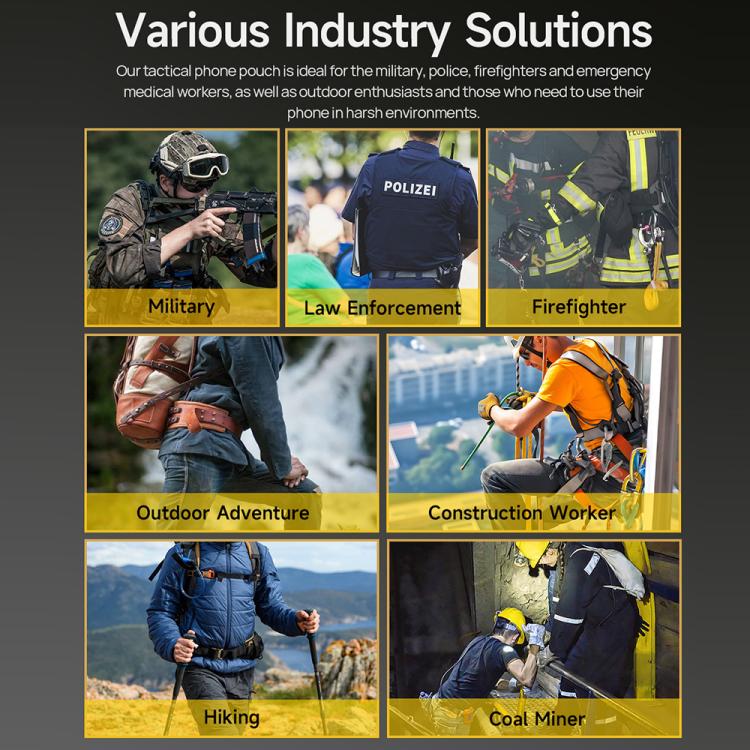 Ulefone Armor Holster Multi-Purpose Phone Pouch Waist Bag - Grey
